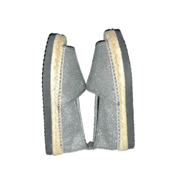 NWOT Michael Kors Peep Toe Sparkle Espadrilles, Size 7M - Picture 9 of 9